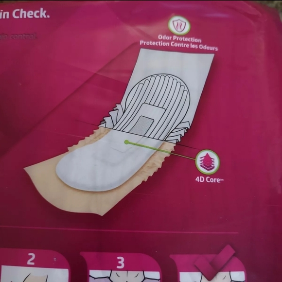 Medline FitRight Extra Incontinence Liner Pad 13x34 20Ct (Missing 3) 4D Core - Picture 2 of 16